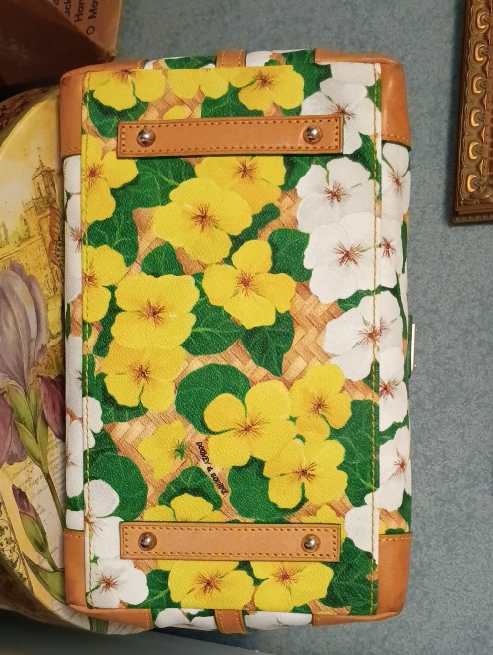 Dooney & Bourke floral domed satchel - Picture 11 of 17